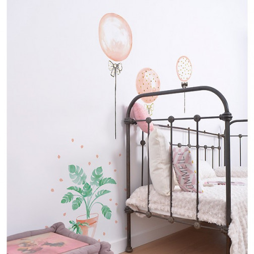 Sticker enfant Petits pots de fleurs - Lilipinso