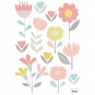 Sticker enfant Fleurs pastel