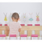 Sticker enfant Lapins Fille