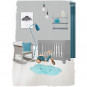 Tapis enfant lavable Nuage bleu Nimbus - Nattiot