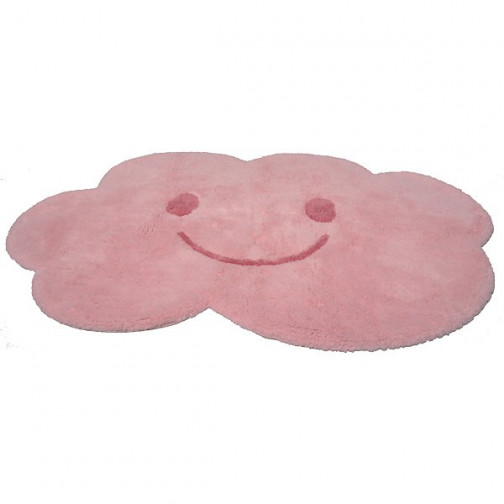 Tapis enfant lavable Nuage rose Nimbus - Nattiot