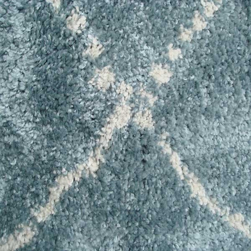 Tapis enfant Losanges Nomad bleu blanc - Art for Kids