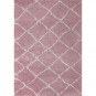 Tapis enfant Losanges Nomad rose blanc - Art for Kids