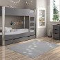 Tapis enfant Empreinte gris  - Art for Kids