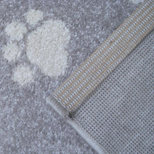 Tapis enfant Empreinte gris  - Art for Kids