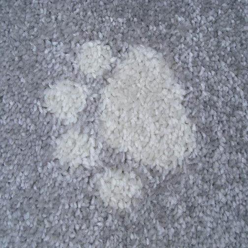 Tapis enfant Empreinte gris  - Art for Kids