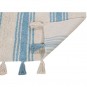 Tapis lavable beige rayures bleu - Lorena Canals