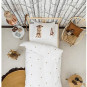 Housse de couette enfant Effet 3D Ecureuil et lapin - Snurk