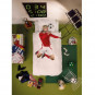 Housse de couette enfant effet trompe oeil Footballeur - Snurk