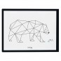 Tableau enfant Affiche encadrée Ours origami - Lilipinso