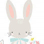 Sticker pour enfant XL Demoiselle Lapin