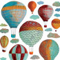 Stickers pour Enfant Nuages et montgolfières Lilipinso