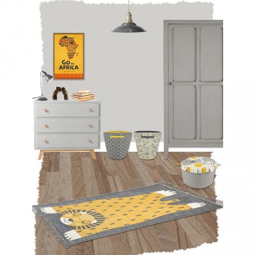 Tapis enfant coton Tigre Baba - Nattiot