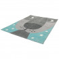 Tapis enfant coton Chien Annibal vintage - Nattiot