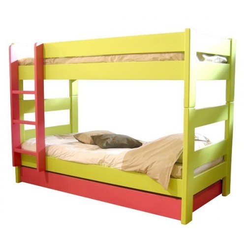 Lit superposé enfant triple Dominique...