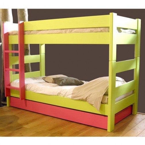 Lit superposé enfant triple Dominique...