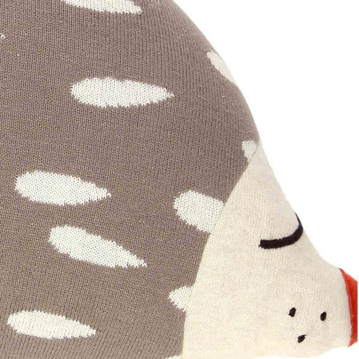 Coussin enfant coton 5x27cm forme Hérisson