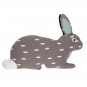 Coussin enfant coton 55x38cm forme Lapin