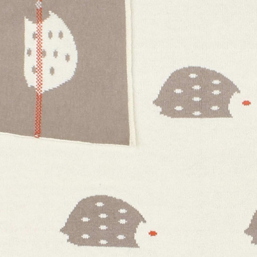 Couverture enfant plaid 80x100 cm coton Hérisson