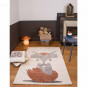 Tapis enfant acrilyque 100x150 Renard Art for Kids
