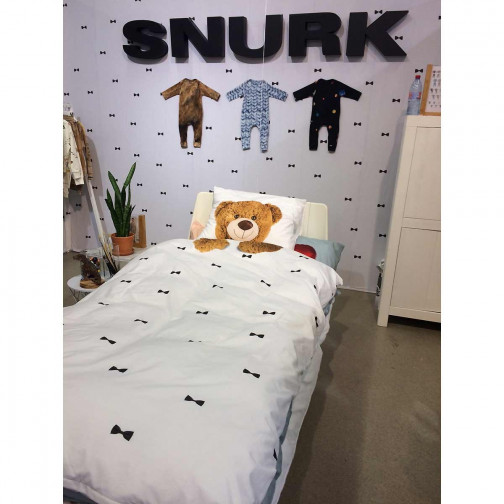 Housse de couette enfant effet Trompe l'oeil Ours Teddy Bear 140x200cm Snurk