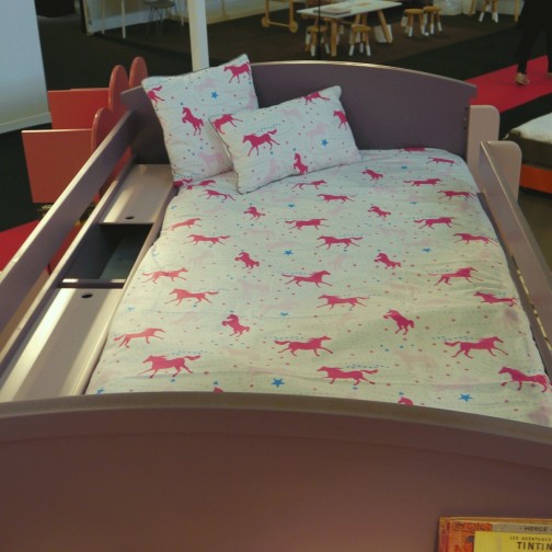 Lit superposé cabane enfant Train Mathy by Bols