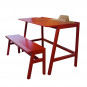 Bureau écolier rouge