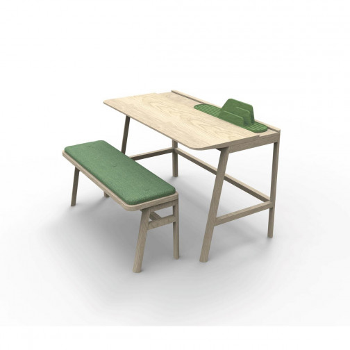 Petit bureau enfant chêne Vessel - Mathy by Bols