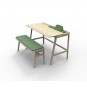 Petit bureau enfant chêne Vessel - Mathy by Bols