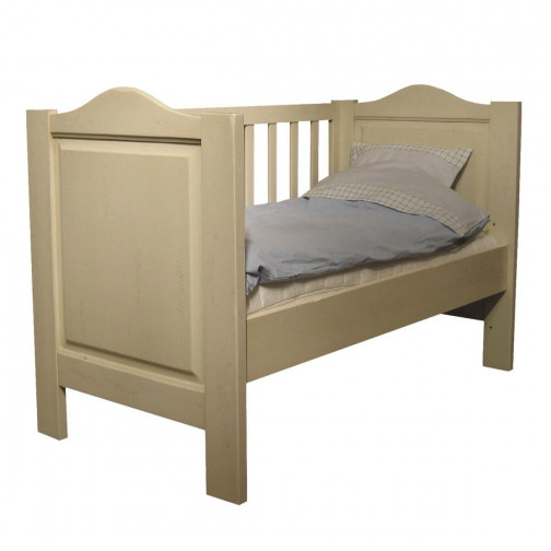 Lit bébé Dominique sapin 60x120 cm Mathy by Bols