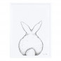 Tableau enfant Affiche encadrée Lapin blanc Lilipinso