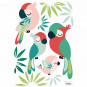 Sticker enfant Perroquets Lilipinso