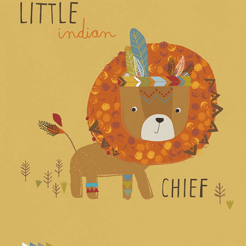 Tableau pour enfant Affiche encadrée Le Chef Lion Lilipinso