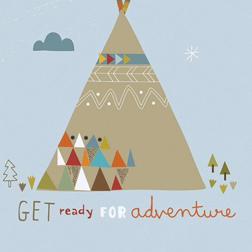 Tableau pour enfant Affiche encadrée Tipi Lilipinso