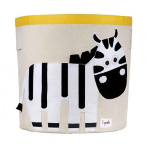 Sac à jouets coton 3 Sprouts Zébre