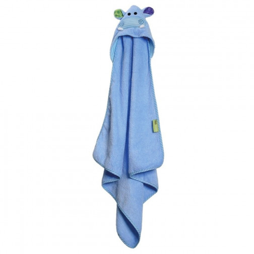 Serviette de bain bébé Henry l'hippo Zoocchini