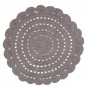 Tapis enfant en coton gris
