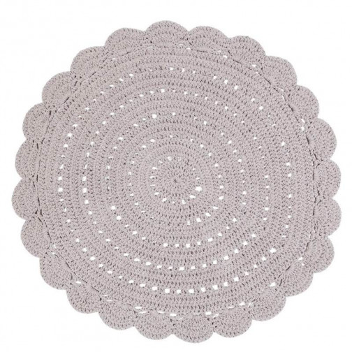 Tapis enfant en coton rond