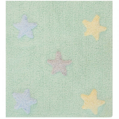 Tapis enfant étoile en coton