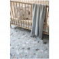 Tapis en coton bleu