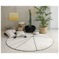 Tapis enfant en coton beige