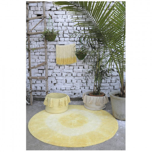Tapis enfant jaune