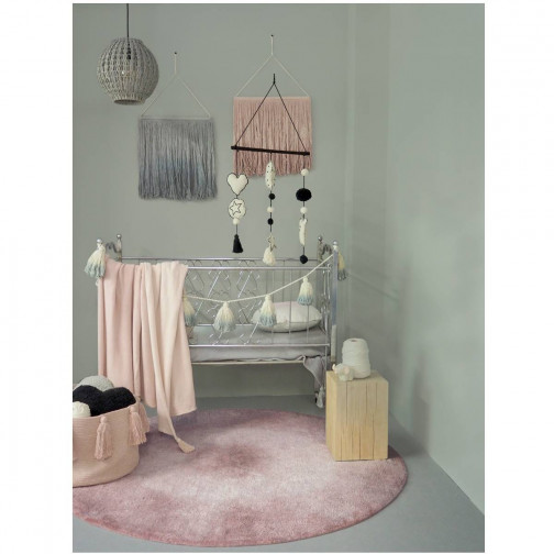 Tapis enfant rond nude