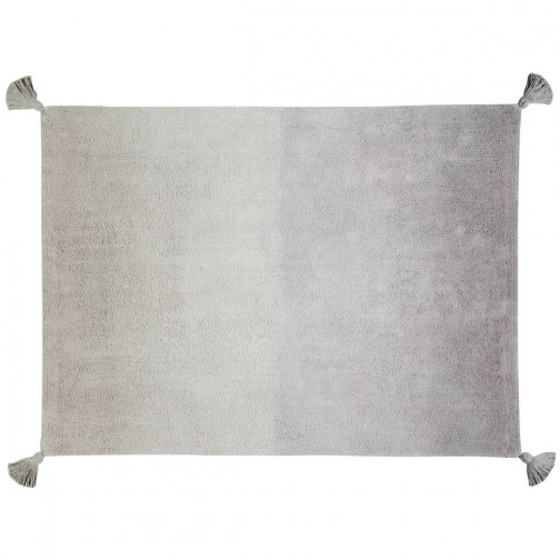 Tapis enfant coton gris