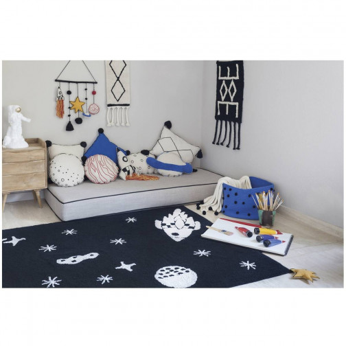 Tapis enfant noir et blanc