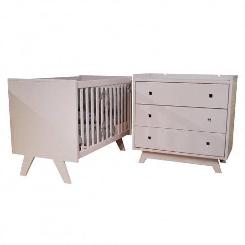 Chambre bébé lit commode Madavin