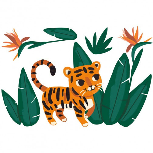 Sticker garçon Jungle géant