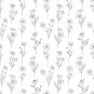 Papier Peint fille Fleurs
