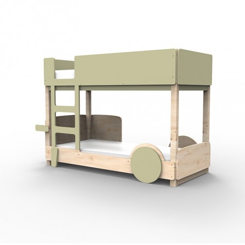 Lit Superposé Montessori Mousse