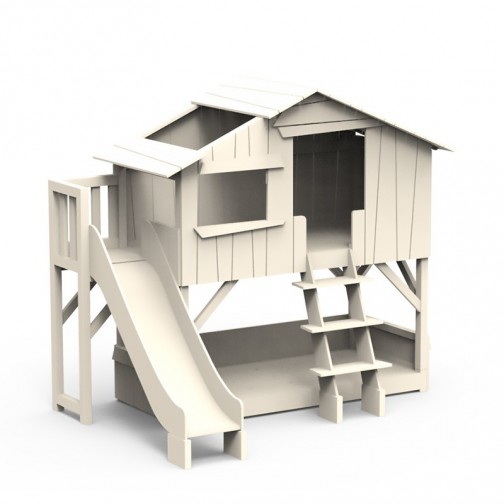 Lit-cabane-superpose-toboggan-beige
